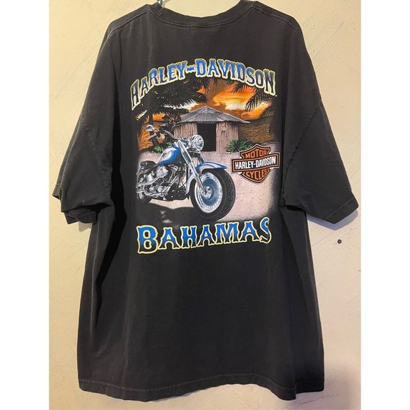HARLEY DAVIDSON SHIRT 3XL Motorcycle BAHAMAS - Picture 2 of 8